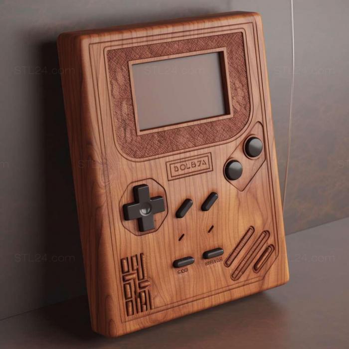 Games (game boy 2, GAMES_31710) 3D models for cnc